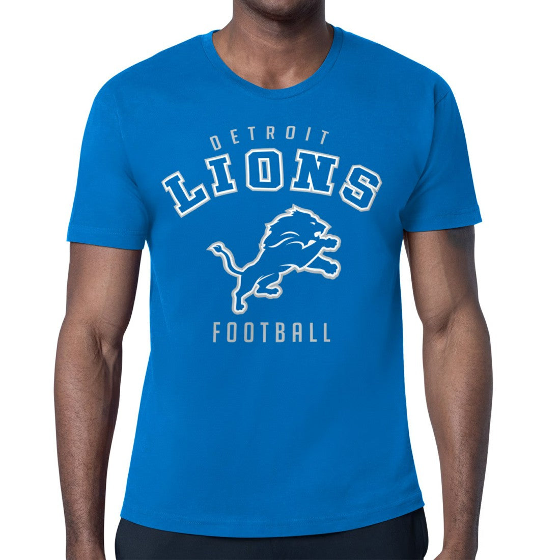 Detroit Lions Starter Team Logo T-Shirt Blue | NFL