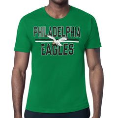 Philadelphia Eagles Starter Mesh Look Retro Logo T-Shirt Kelly Green | NFL