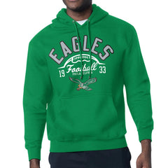 Philadelphia Eagles Starter Half Ball Retro Logo Pullover Hoodie Kelly Green | NFL