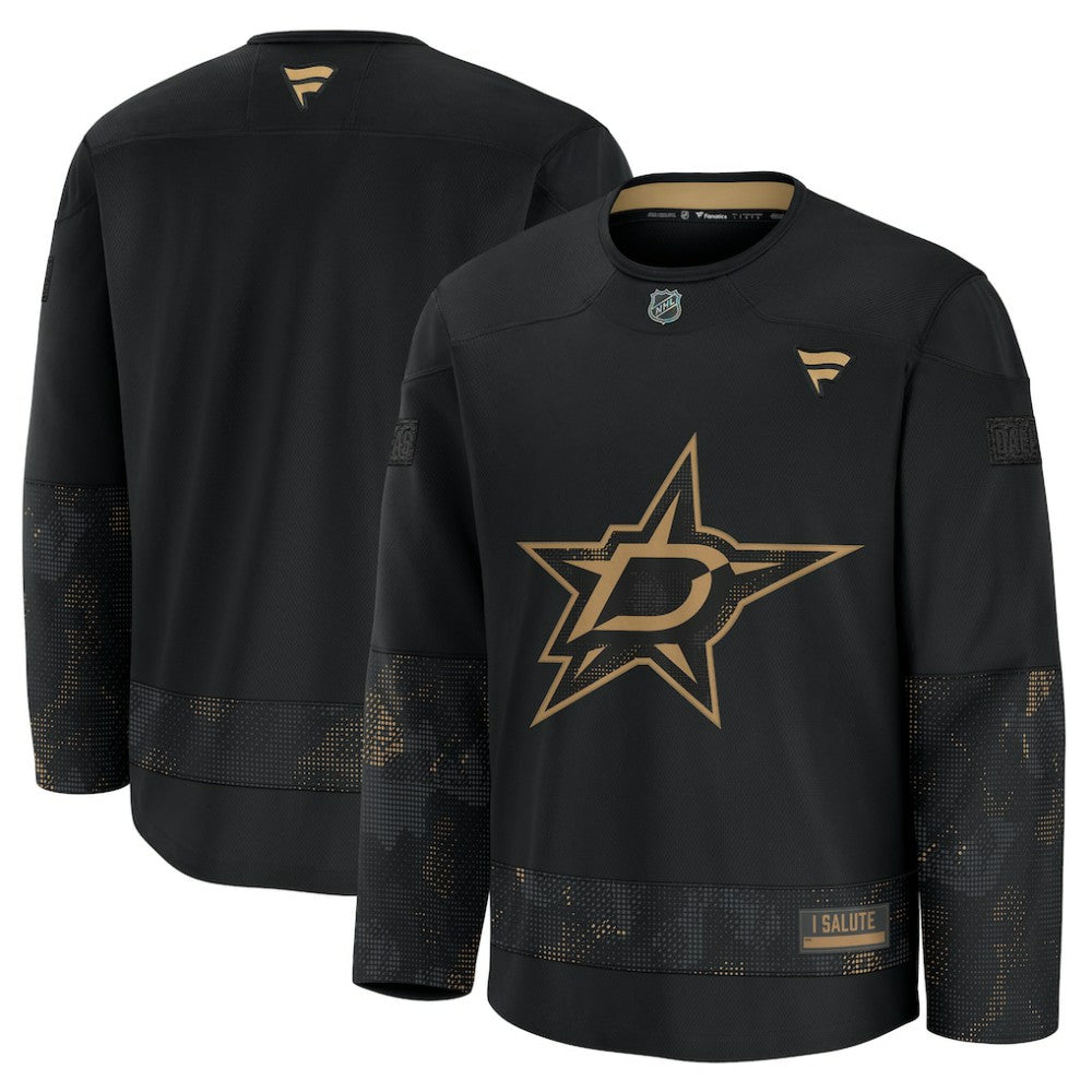 Dallas Stars Fanatics 2024 Military Appreciation Practice Jersey - Black - NHL