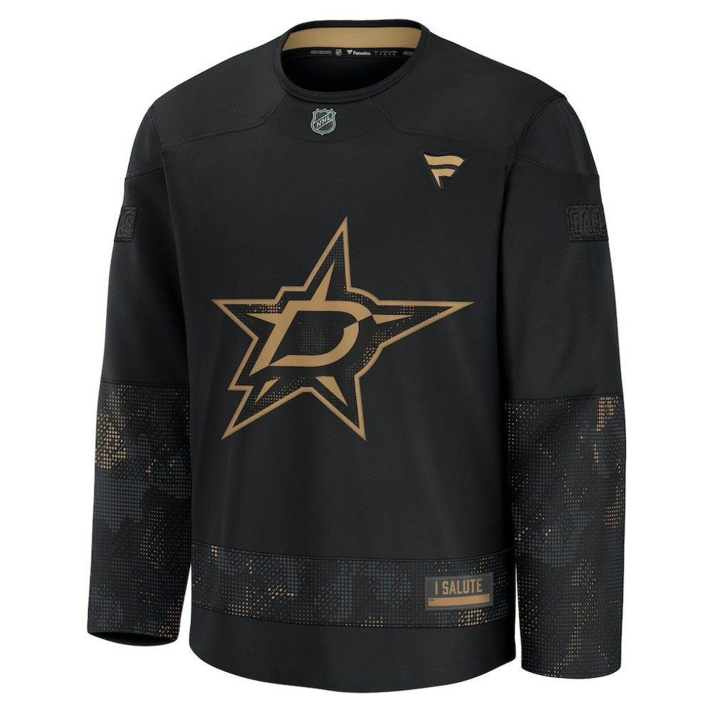 Dallas Stars Fanatics 2024 Military Appreciation Practice Jersey - Black - NHL