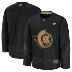 Ottawa Senators Fanatics 2024 Military Appreciation Practice Jersey - Black - NHL