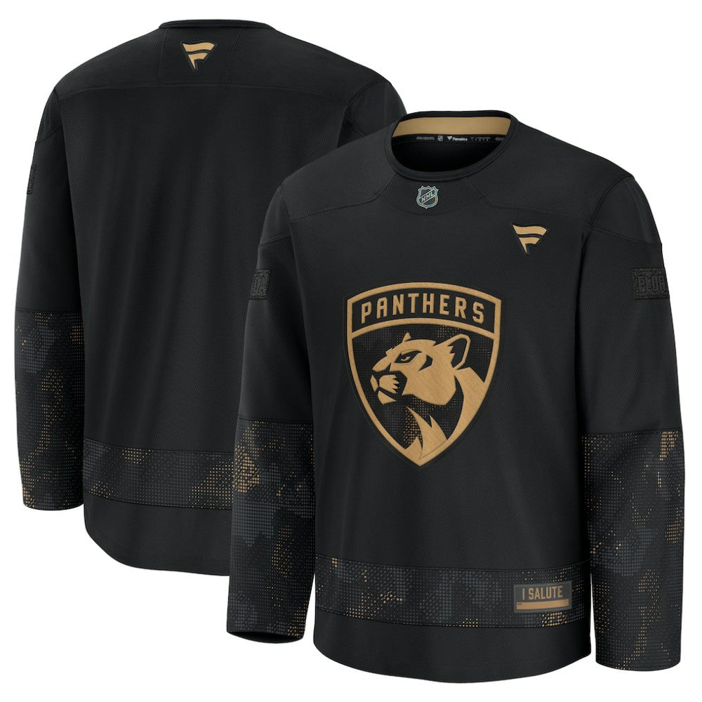 Florida Panthers Fanatics 2024 Military Appreciation Practice Jersey - Black - NHL