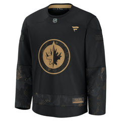 Winnipeg Jets Fanatics 2024 Military Appreciation Practice Jersey - Black - NHL