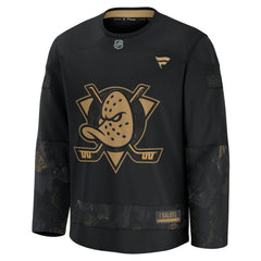 Anaheim Ducks Fanatics 2024 Military Appreciation Practice Jersey - Black - NHL