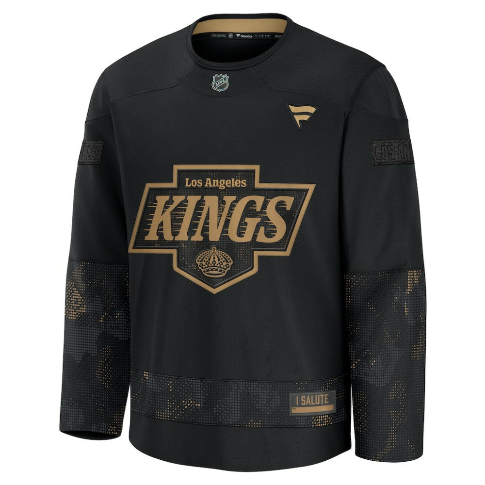 Los Angeles Kings Fanatics 2024 Military Appreciation Practice Jersey - Black - NHL
