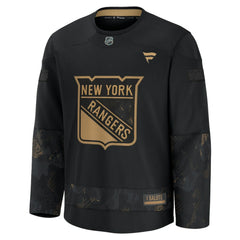New York Rangers Fanatics 2024 Military Appreciation Practice Jersey - Black - NHL