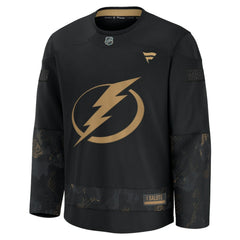 Tampa Bay Lightning Fanatics 2024 Military Appreciation Practice Jersey - Black - NHL