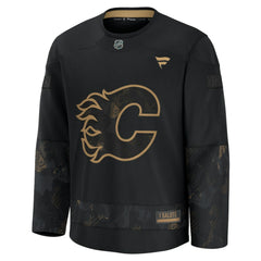 Calgary Flames Fanatics 2024 Military Appreciation Practice Jersey - Black - NHL