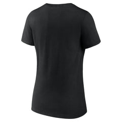 Jayden Daniels Washington Commanders Women's Play Motion T-Shirt Black | NFL