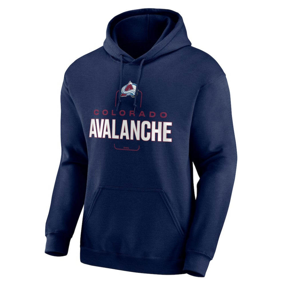 Colorado Avalanche Personalized Name & Number Midfielder Pullover Hoodie - Navy - NHL