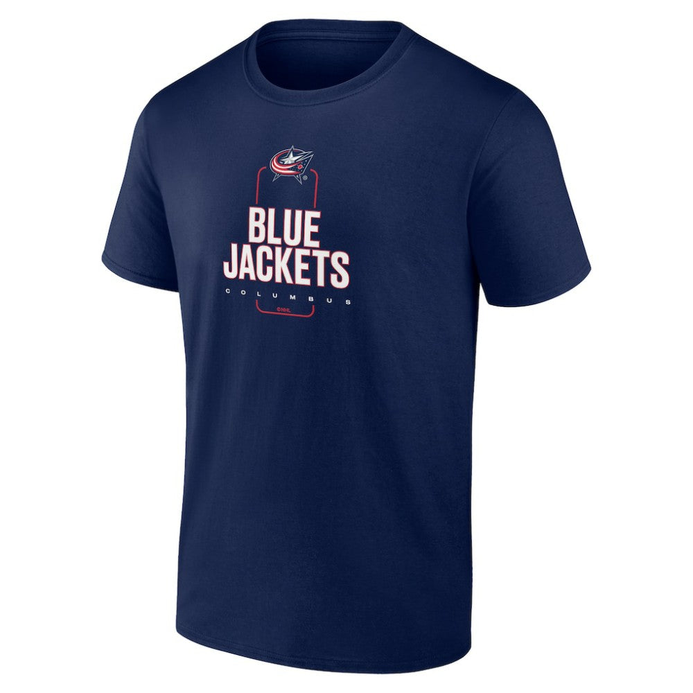 Columbus Blue Jackets Personalized Name & Number Midfielder T-Shirt - Navy - NHL