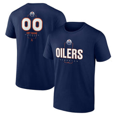 Edmonton Oilers Personalized Name & Number Midfielder T-Shirt - Navy - NHL