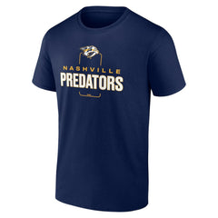 Nashville Predators Personalized Name & Number Midfielder T-Shirt - Navy - NHL