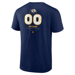 Nashville Predators Personalized Name & Number Midfielder T-Shirt - Navy - NHL