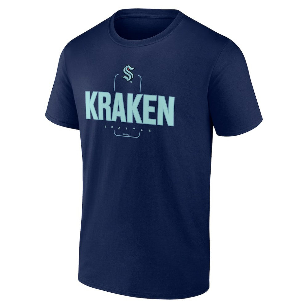 Seattle Kraken Personalized Name & Number Midfielder T-Shirt - Deep Sea Blue - NHL