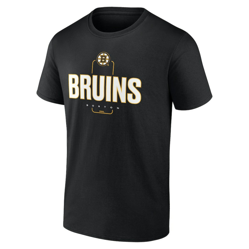 Boston Bruins Personalized Name & Number Midfielder T-Shirt - Black - NHL