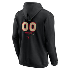 Minnesota Wild Personalized Name & Number Midfielder Pullover Hoodie - Black - NHL