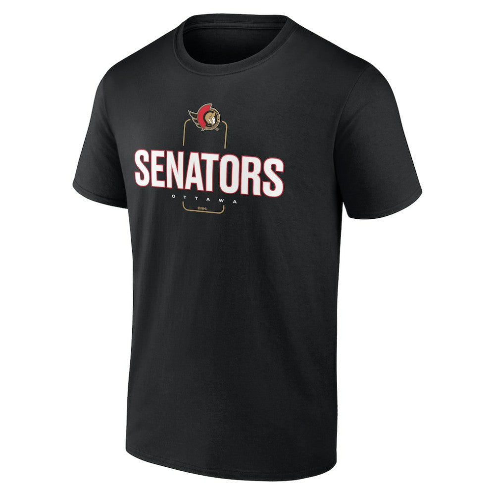 Ottawa Senators Personalized Name & Number Midfielder T-Shirt - Black - NHL