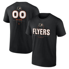 Philadelphia Flyers Personalized Name & Number Midfielder T-Shirt - Black - NHL