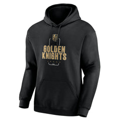Vegas Golden Knights Personalized Name & Number Midfielder Pullover Hoodie - Black - NHL