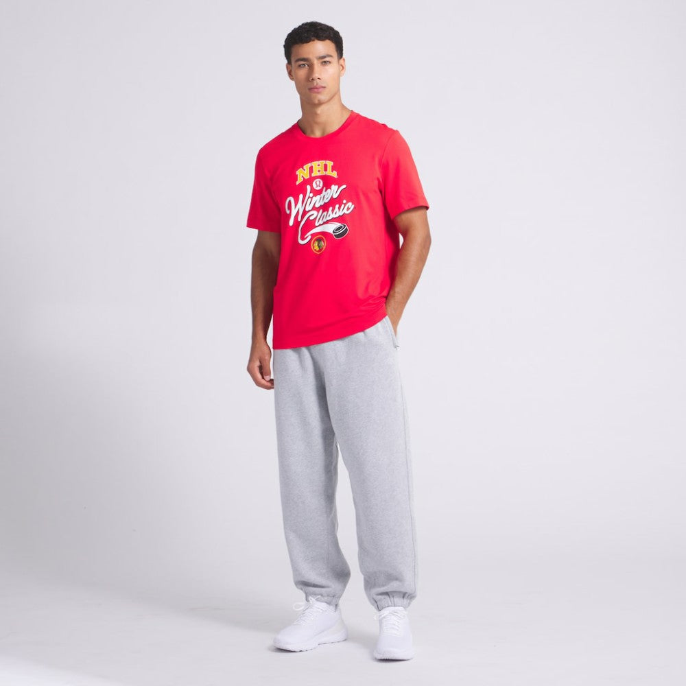 Chicago Blackhawks lululemon 2025 NHL Winter Classic Soft Jersey T-Shirt - True Red - NHL