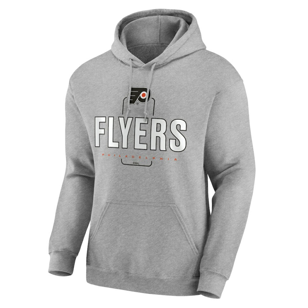 Philadelphia Flyers Personalized Name & Number Midfielder Pullover Hoodie - Gray - NHL