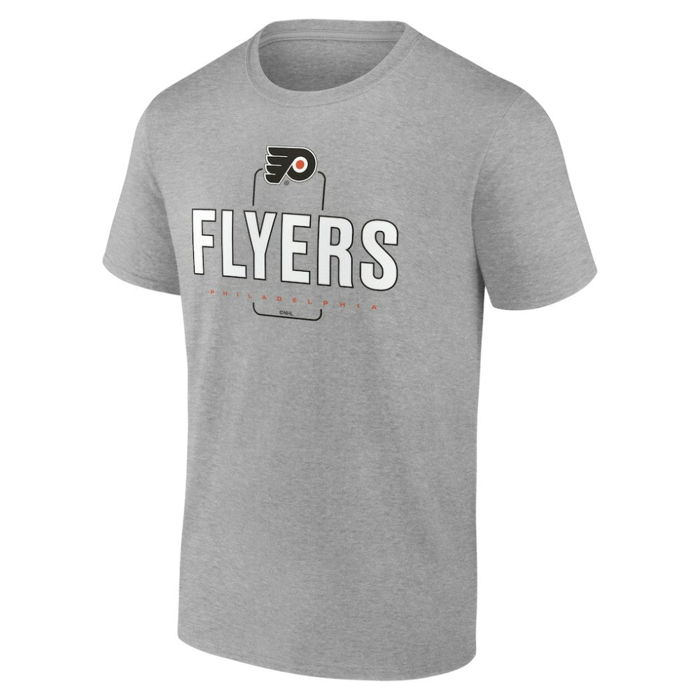 Philadelphia Flyers Personalized Name & Number Midfielder T-Shirt - Gray - NHL