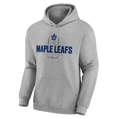 Toronto Maple Leafs Personalized Name & Number Midfielder Pullover Hoodie - Gray - NHL