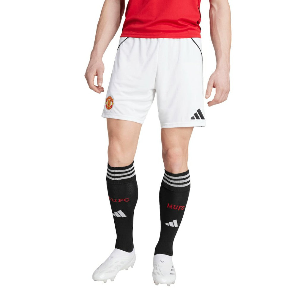 Manchester United 2025/26 Home AEROREADY Replica Shorts White | Adidas
