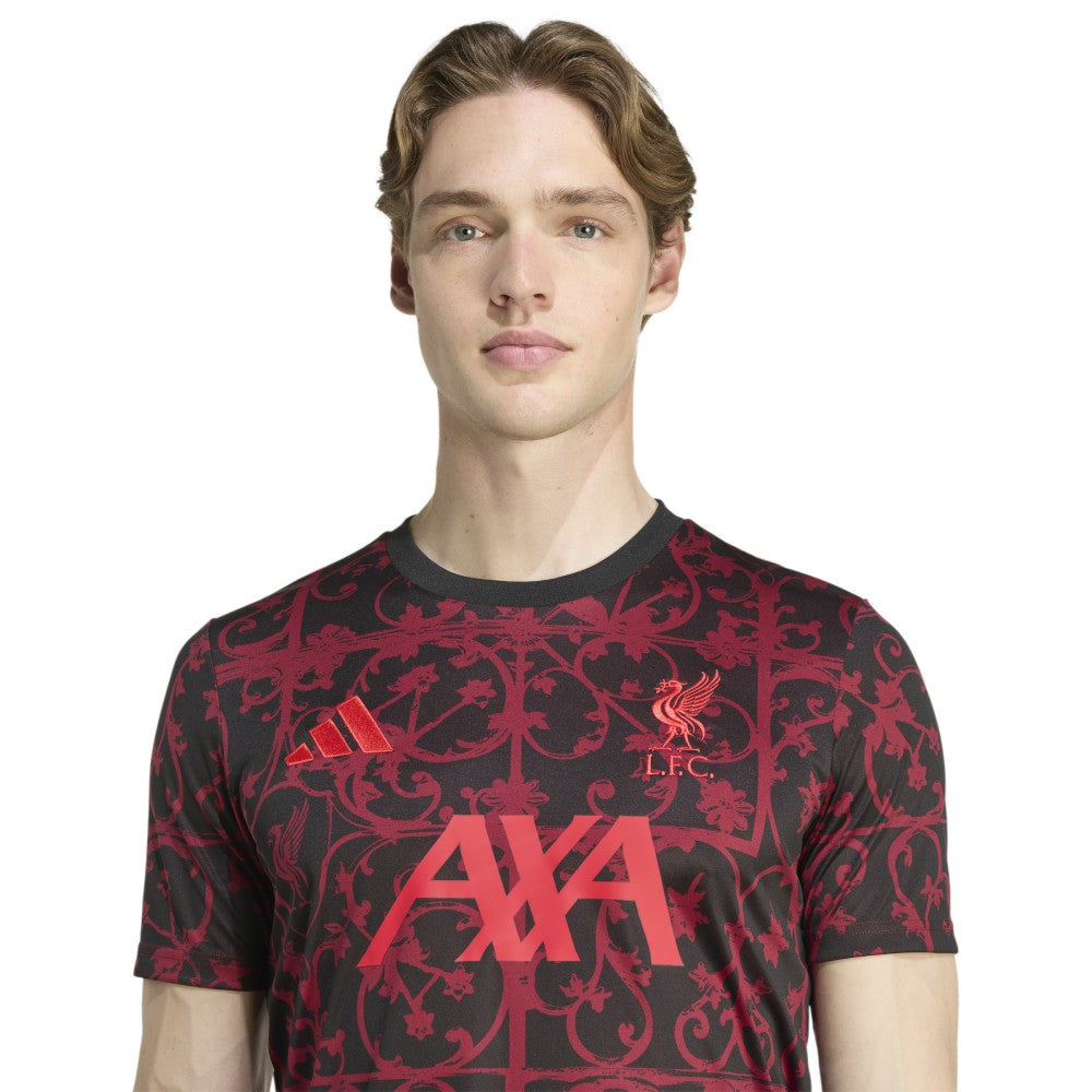 Liverpool 2025/26 AEROREADY Pre-Match Top Black | Adidas cheap