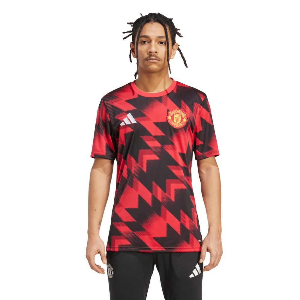 Manchester United 2025/26 AEROREADY Pre-Match Top Red | Adidas Online