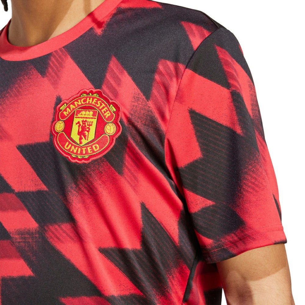 Manchester United 2025/26 AEROREADY Pre-Match Top Red | Adidas Online