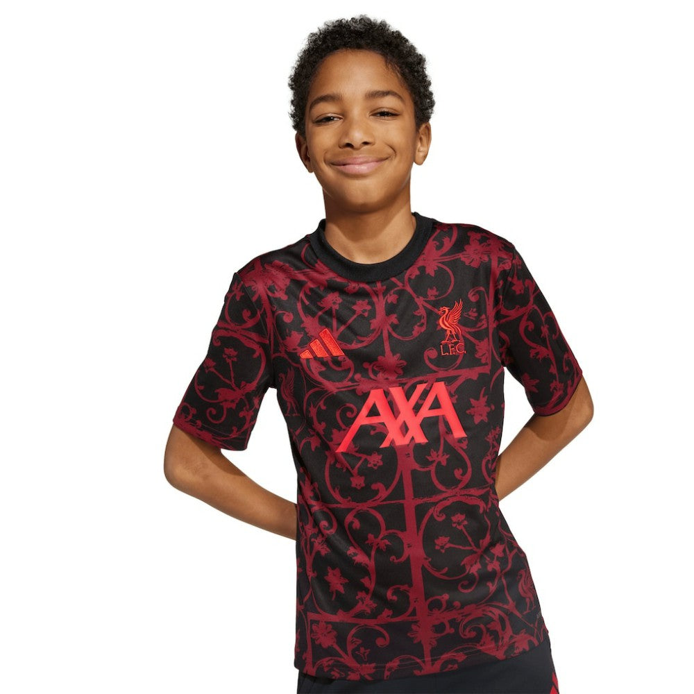 Liverpool Youth 2025/26 Pre-Match AEROREADY Top Black | Adidas online