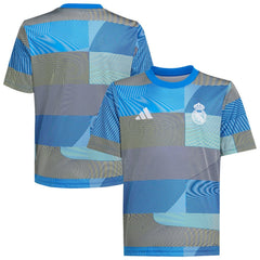 Real Madrid Youth 2025/26 Pre-Match AEROREADY Top Blue | Adidas discount