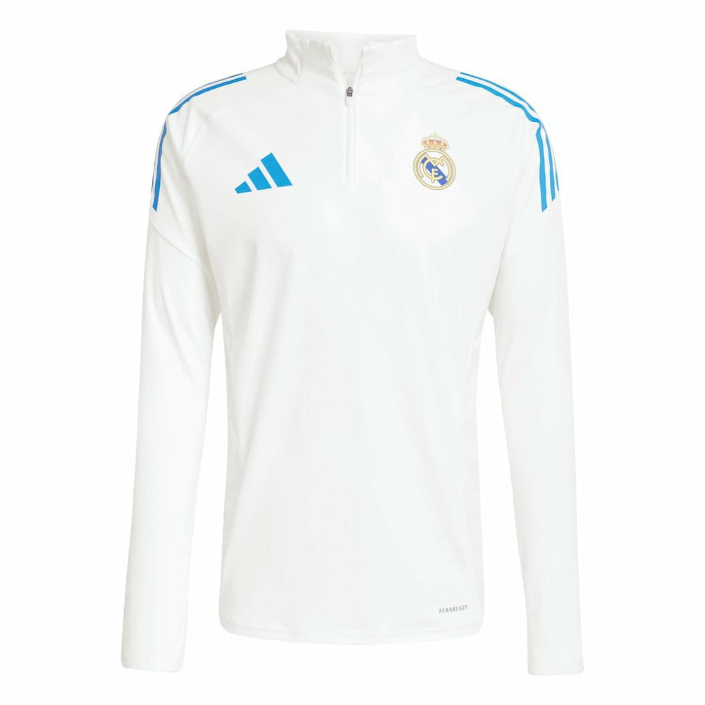 Real Madrid 2025/26 AEROREADY Raglan Quarter-Zip Training Top White | Adidas online