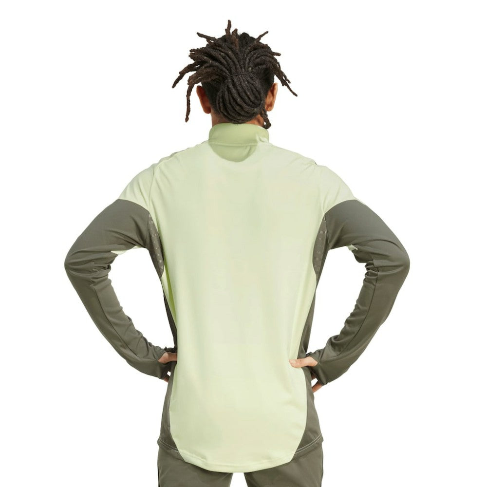Real Madrid 2025/26 AEROREADY Raglan Quarter-Zip Training Pullover Green | Adidas