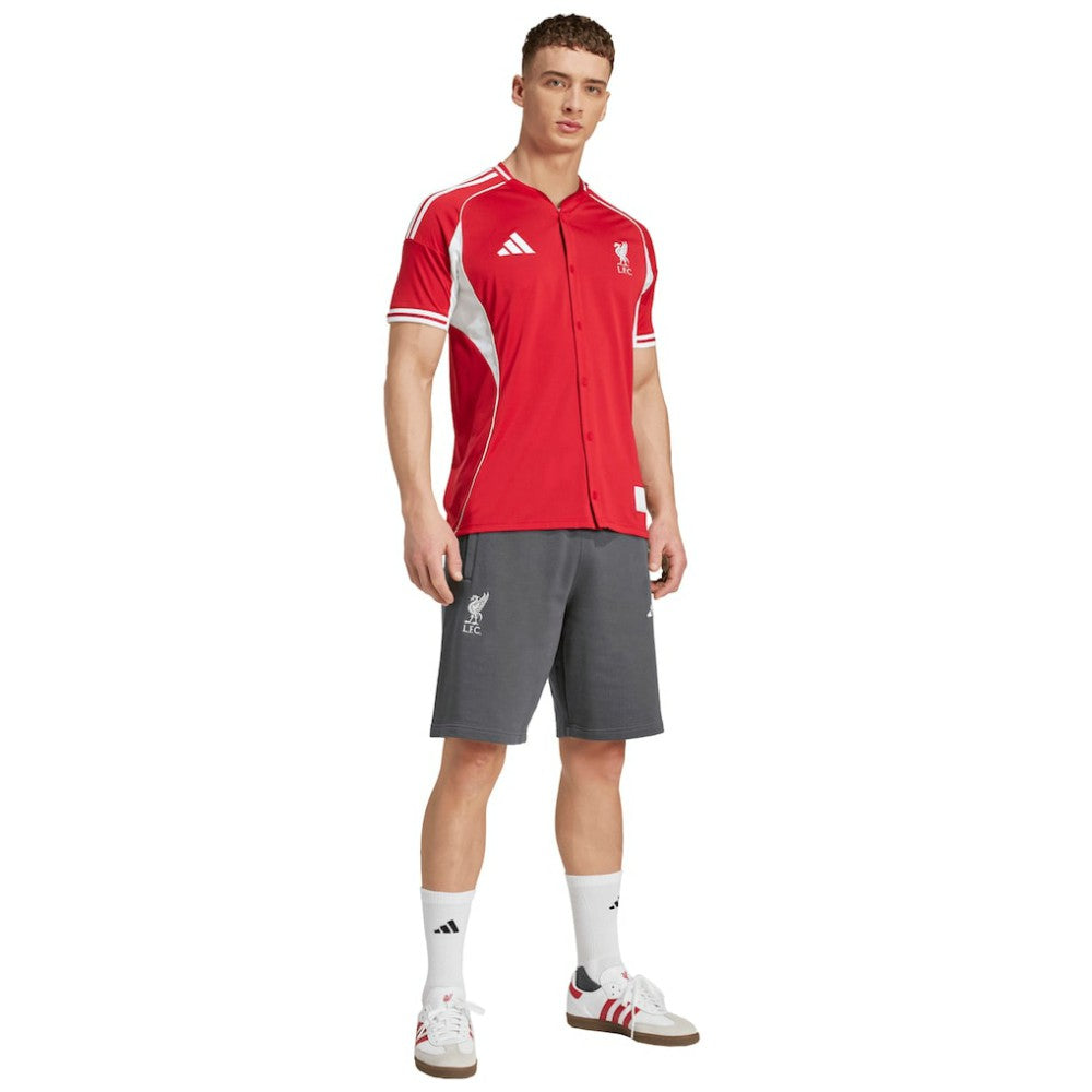 Liverpool Full-Button Baseball Jersey Red | Adidas discount