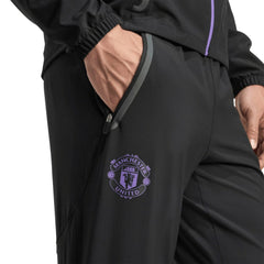 Manchester United 2025/26 Tiro Vis Tech AEROREADY Travel Pants Black | Adidas discount