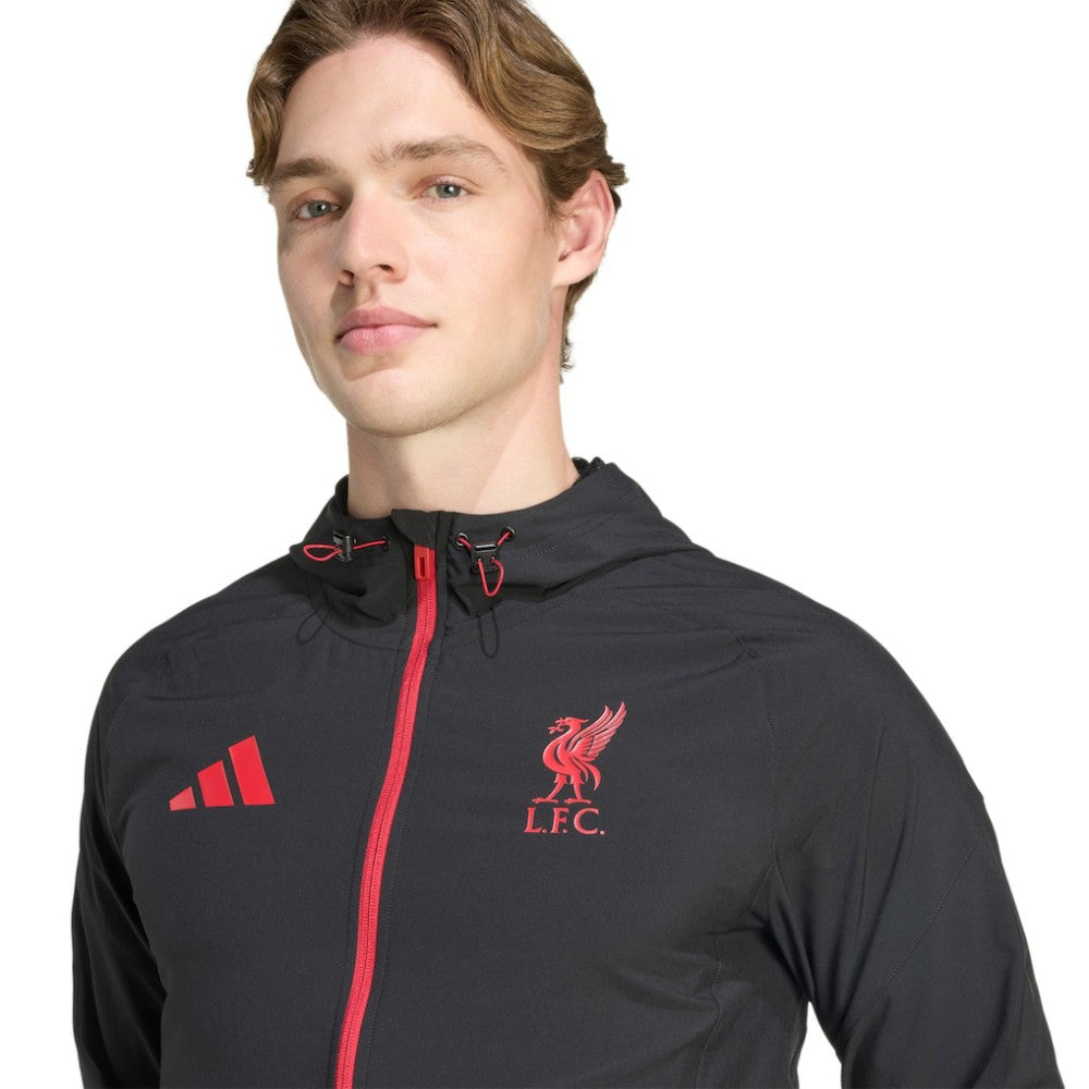 Liverpool 2025/26 Tiro Vis Tech Travel Jacket Black | Adidas discount