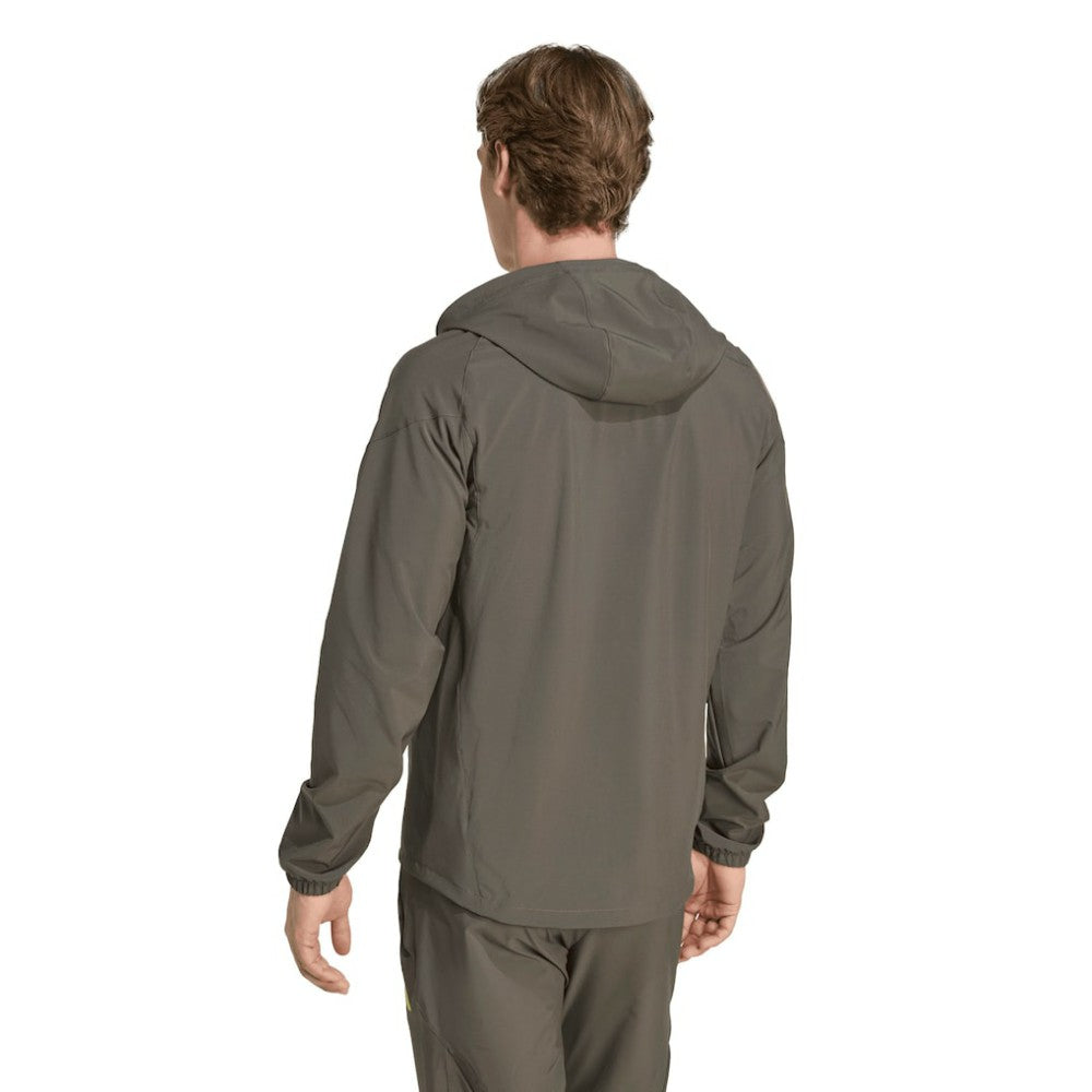 Real Madrid 2025/26 Tiro Vis Tech Travel Jacket Olive | Adidas Online