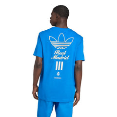 Real Madrid Terrace Icons Collection Graphic T-Shirt Blue | Adidas Online