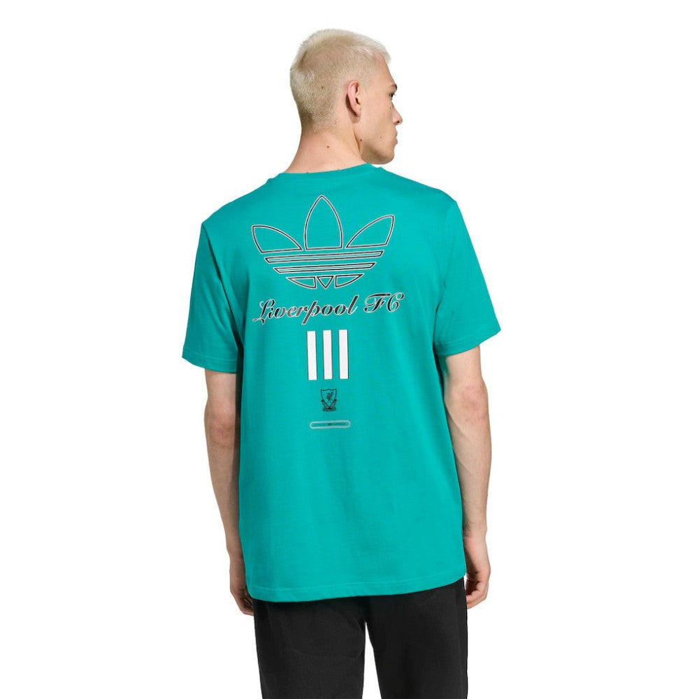 Liverpool Terrace Icons Collection Graphic T-Shirt Green | Adidas online