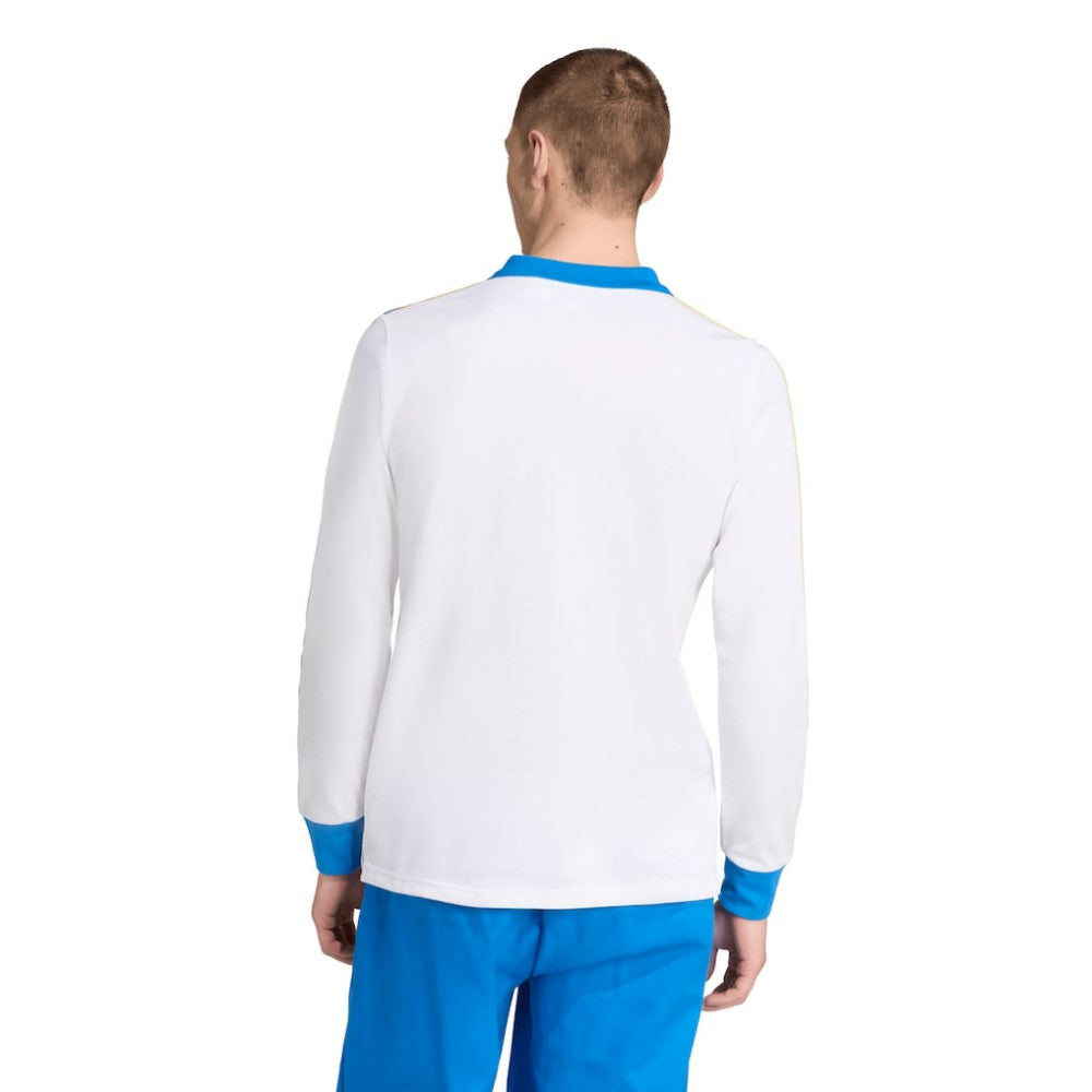Real Madrid Terrace Icons Long Sleeve Polo White | Adidas discount