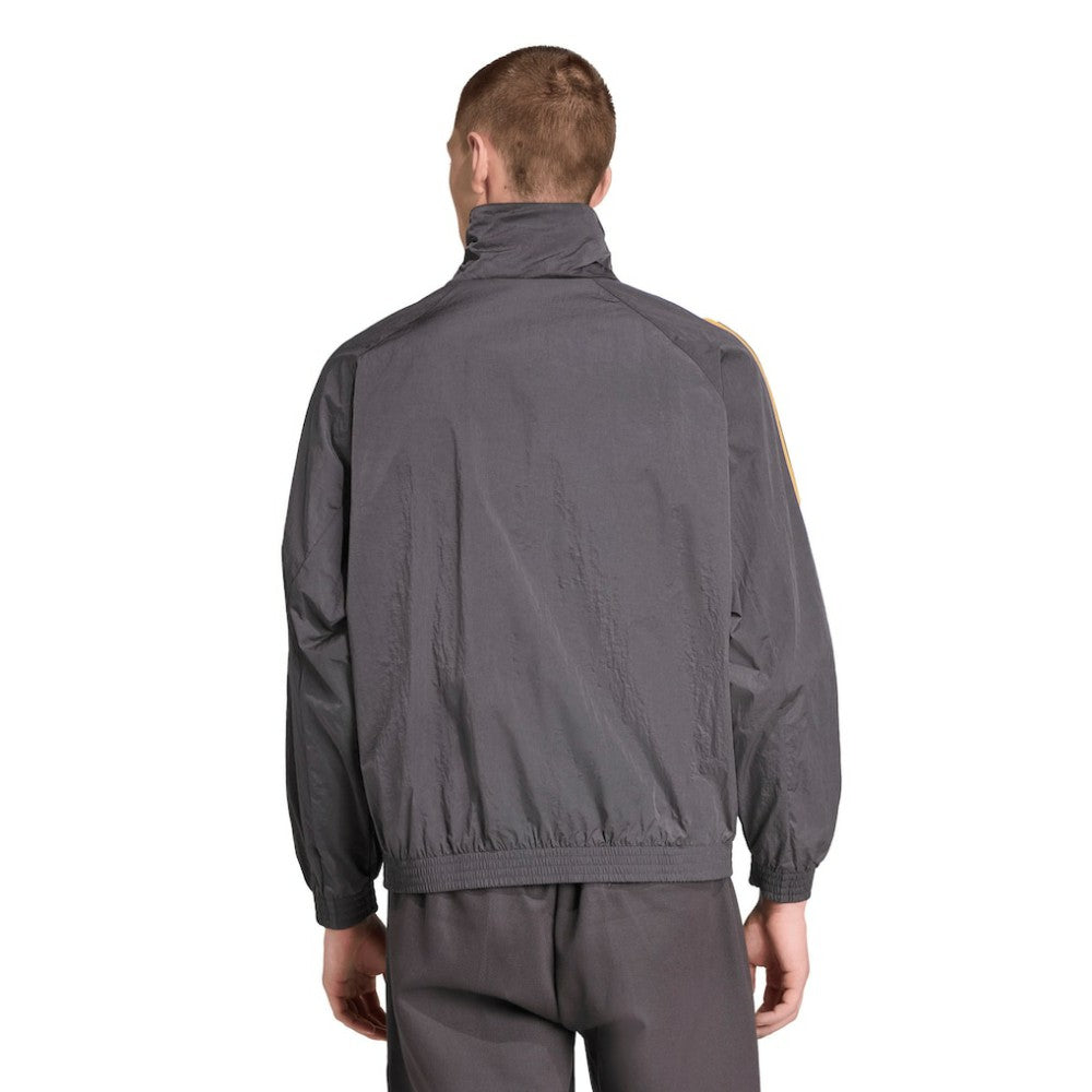 Manchester United Terrace Icons Half-Zip Jacket Gray | Adidas Online