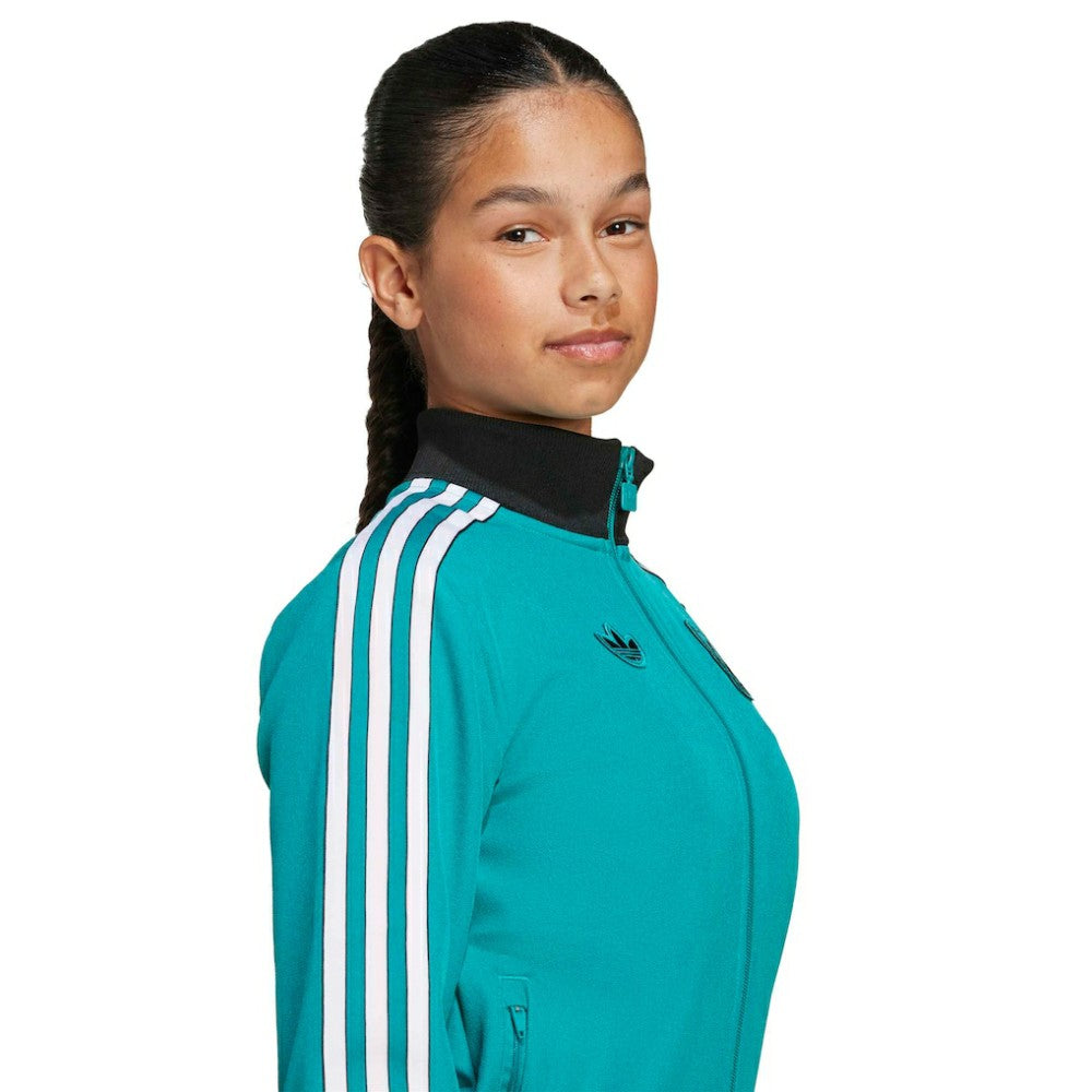 Liverpool Youth Terrace Icons Full-Zip Track Jacket Green | Adidas Sale