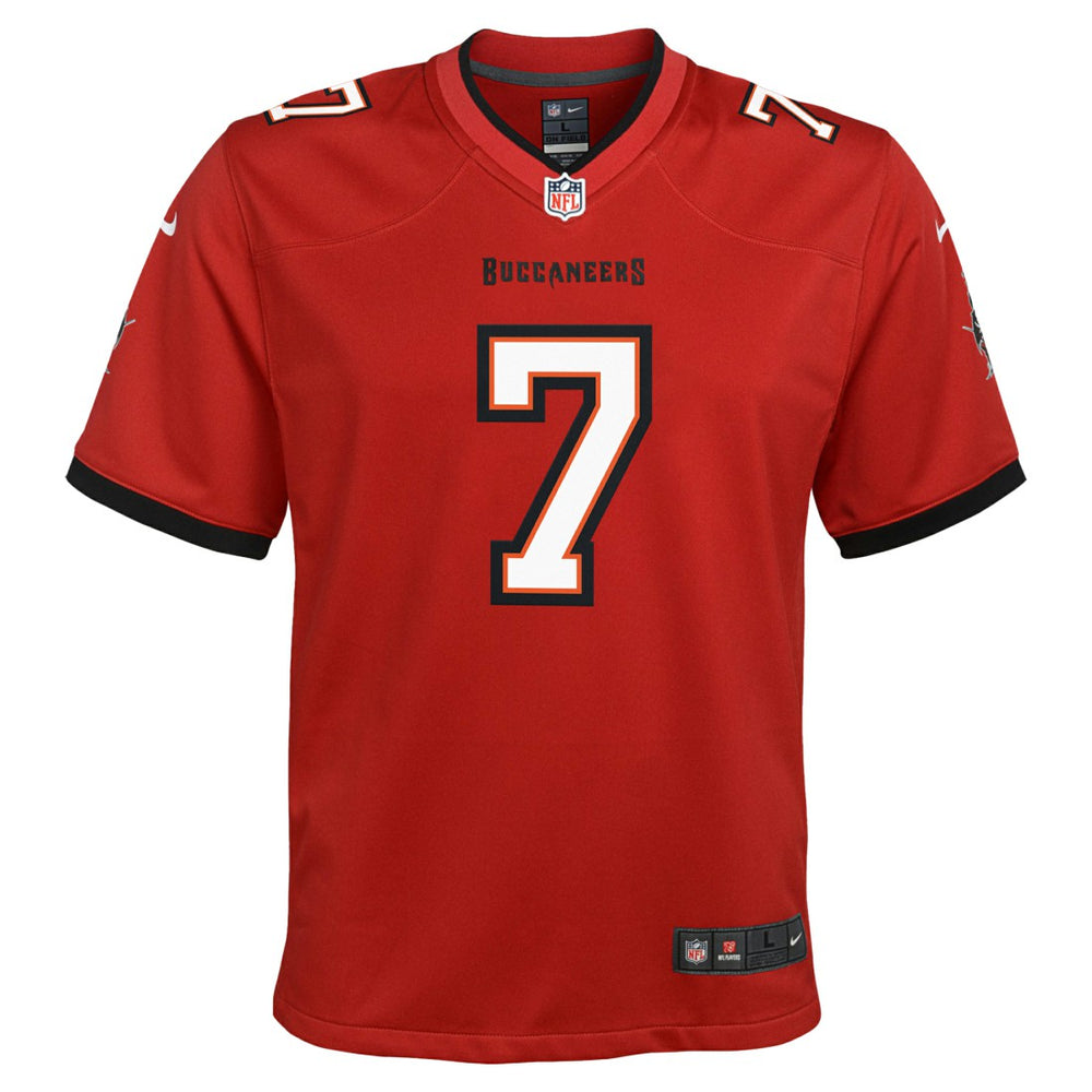 Bucky Irving Tampa Bay Buccaneers Youth Game Jersey Red | Nike for Sale