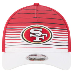 San Francisco 49ers New Era Adventure Gradient 9FORTY M-Crown A-Frame Adjustable Hat White/Scarlet | NFL