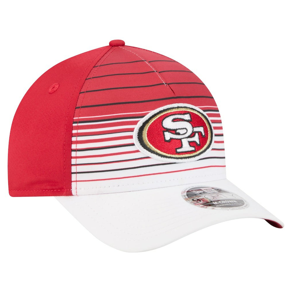 San Francisco 49ers New Era Adventure Gradient 9FORTY M-Crown A-Frame Adjustable Hat White/Scarlet | NFL