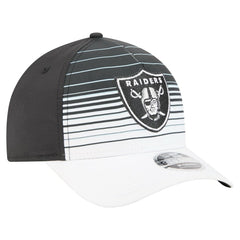 Las Vegas Raiders New Era Adventure Gradient 9FORTY M-Crown A-Frame Adjustable Hat White/Black | NFL
